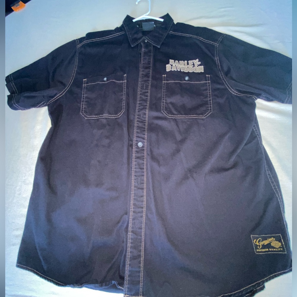 Men Harley Davidson button down shirt size XL